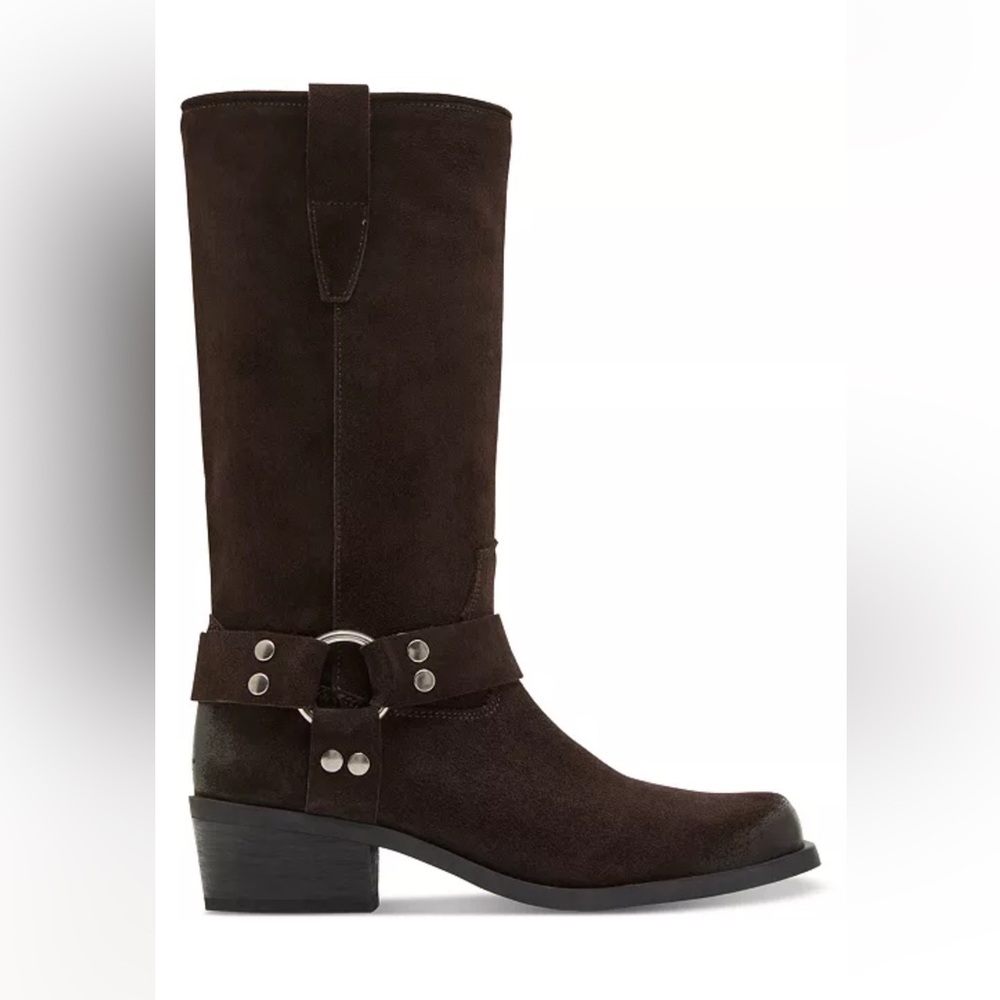 Steve Madden ruskin boot in brown suede